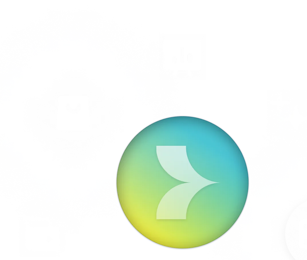 Leadz-Journey-Image-1.webp - AML House Diagram showing interconnected marketing apps and a prominent forward arrow, symbolizing growth.