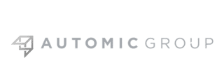 Automic Group logo with stylized 4D icon